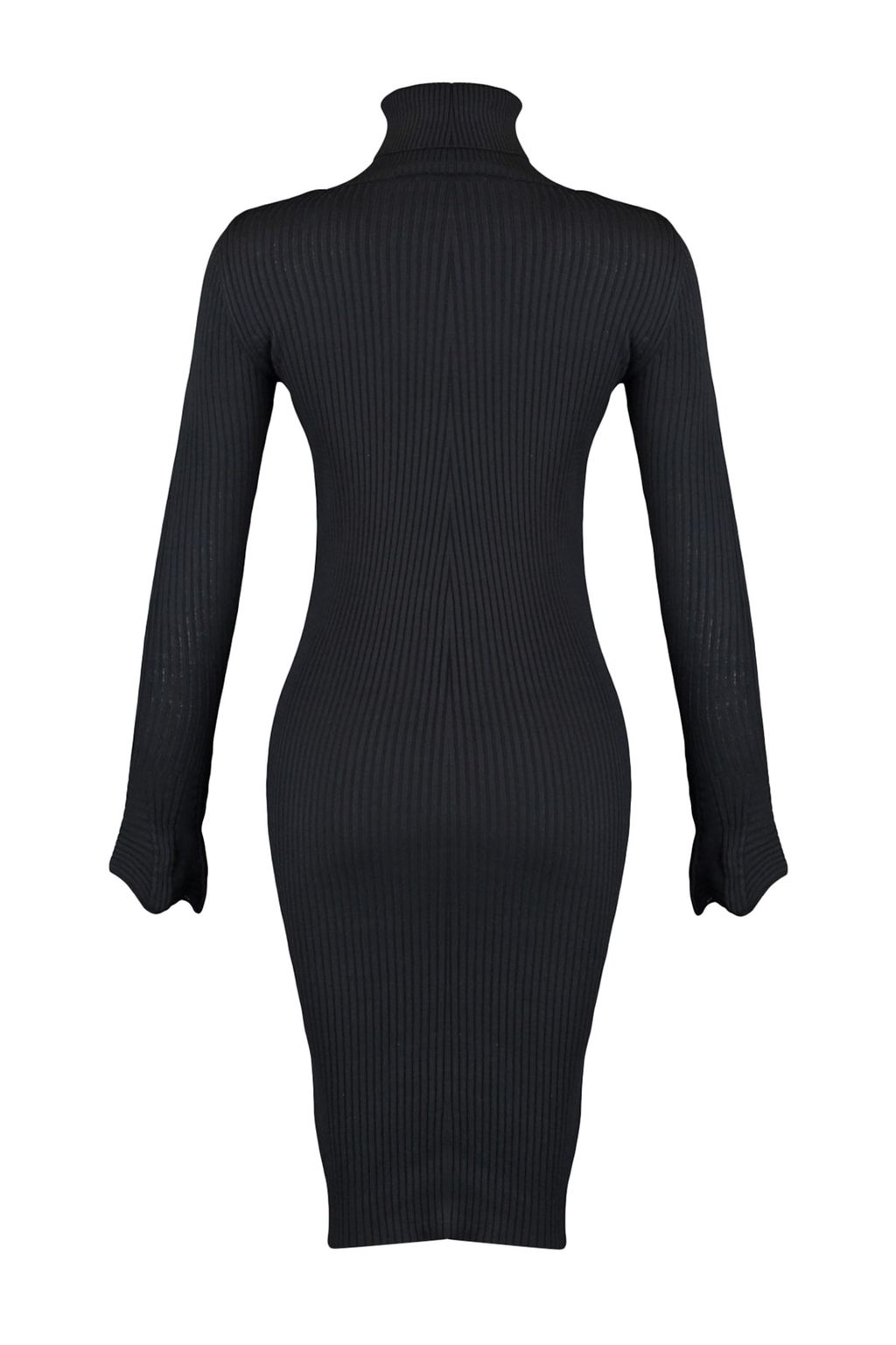 TRENDYOLMILLA Saks Mini Triko Kollar? Volanl? Elbise TWOAW20YN0005  фото 6