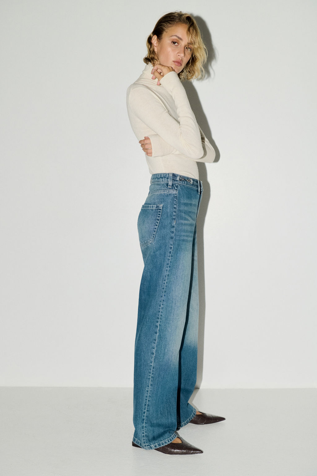 Straight High Jeans - H&m фото 5