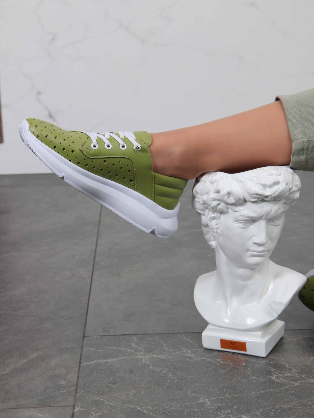 Кроссовки EDART 168.236143w. Авокадо - Ed'art фото 4