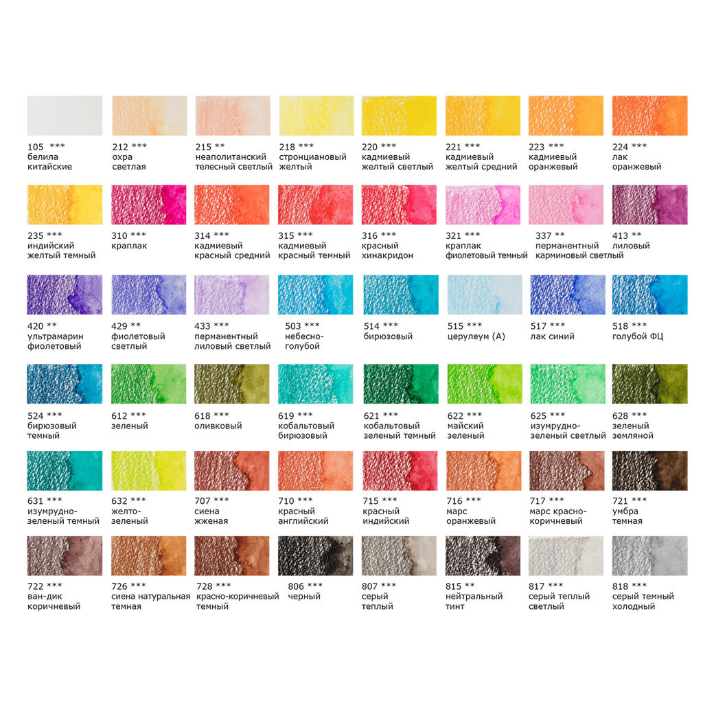 VISTA-ARTISTA Fine VFWP Акварельный карандаш заточенный 6 шт