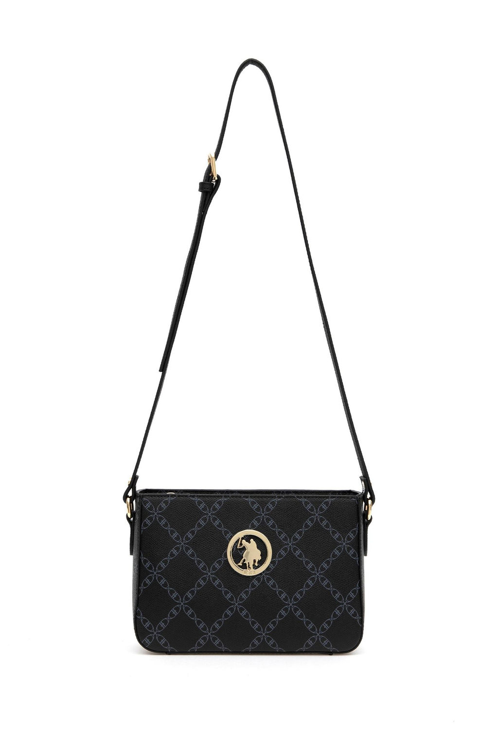 Женская черная сумка через плечо Неожиданная скидка в корзине - U.s. polo assn фото 4