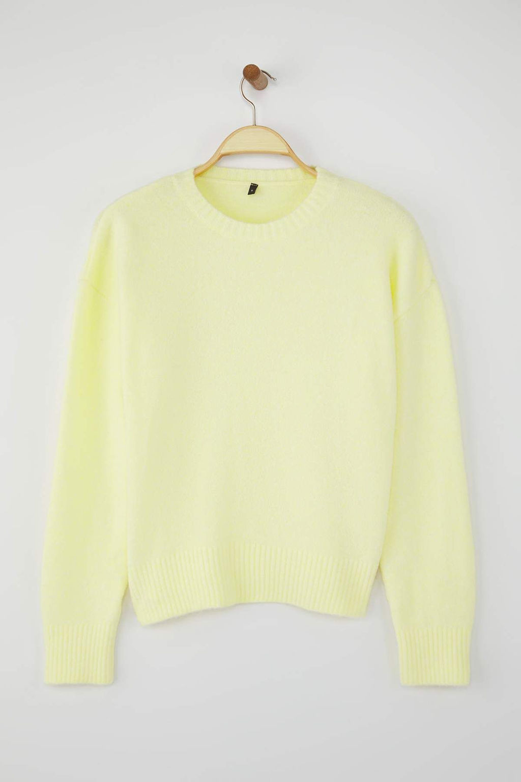 Wardrobe Essentials Sar? Yun Kar?s?ml? Tuylu Premium Iplik Genis Kal?p Triko Kazak | TWOAW26KZ00125