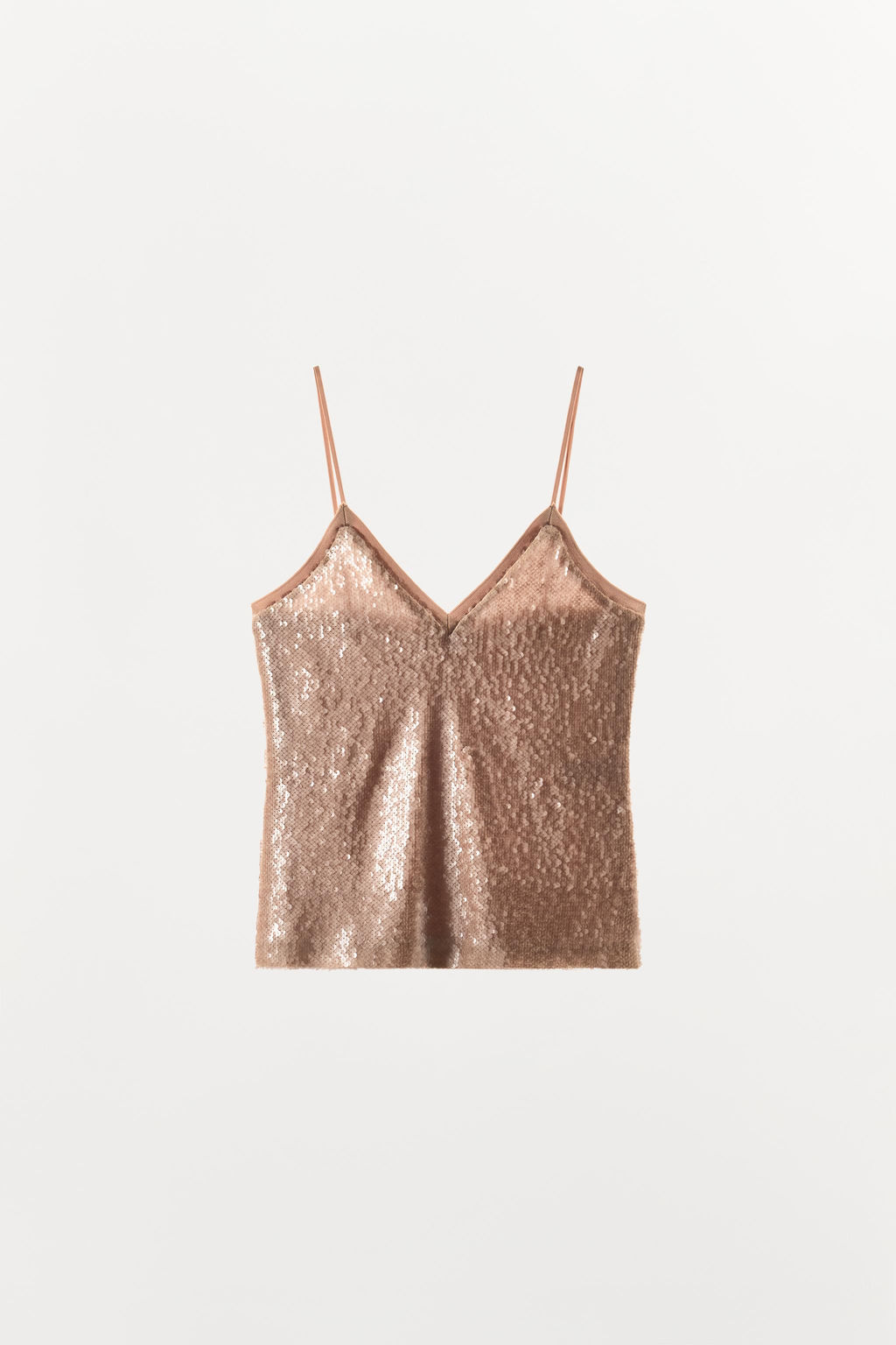 SEQUIN STRAPPY TOP - Zara фото 4