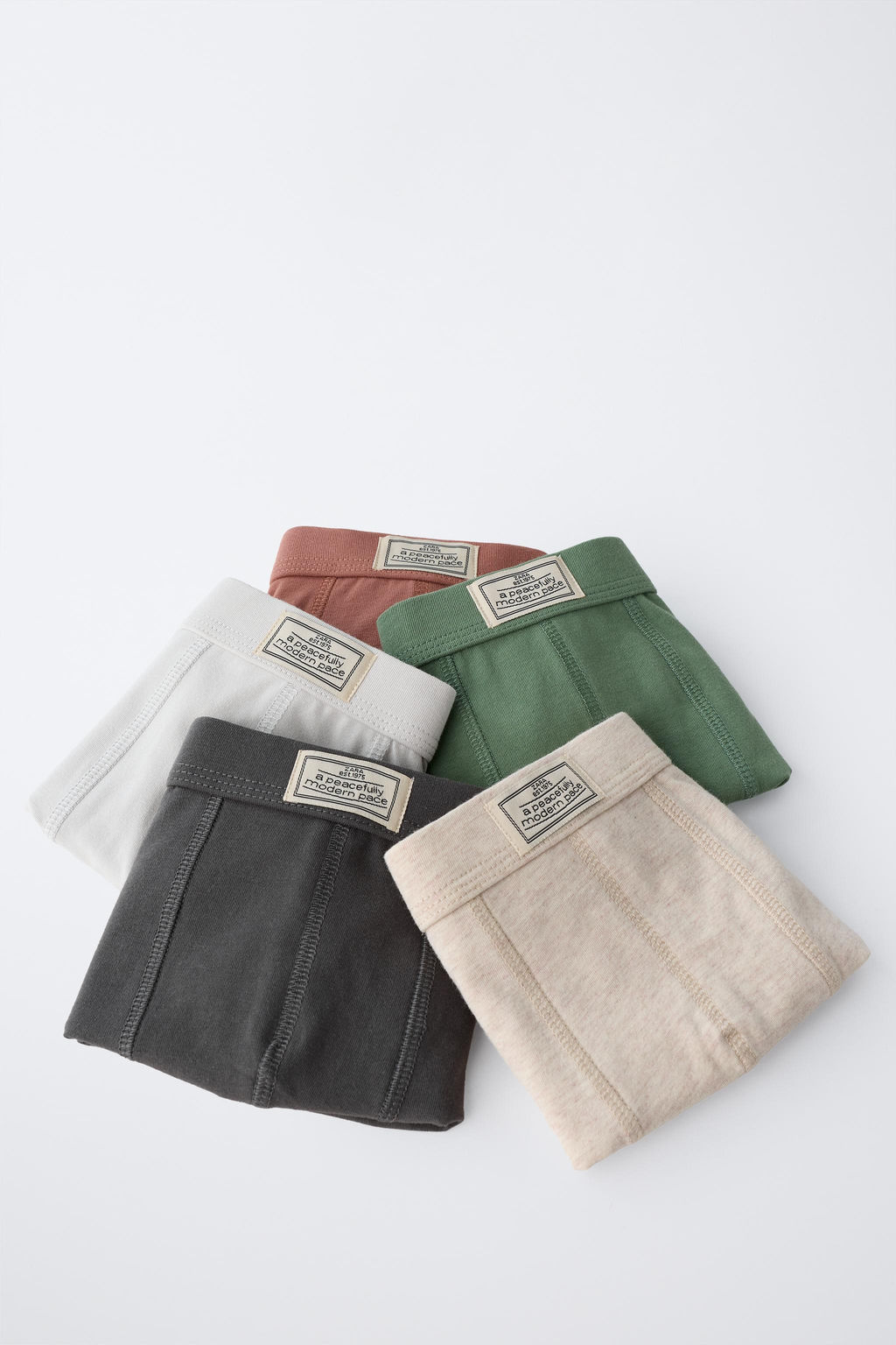 6-14 YEARS/ FIVE-PACK OF LABEL BOXERS - Zara фото 6