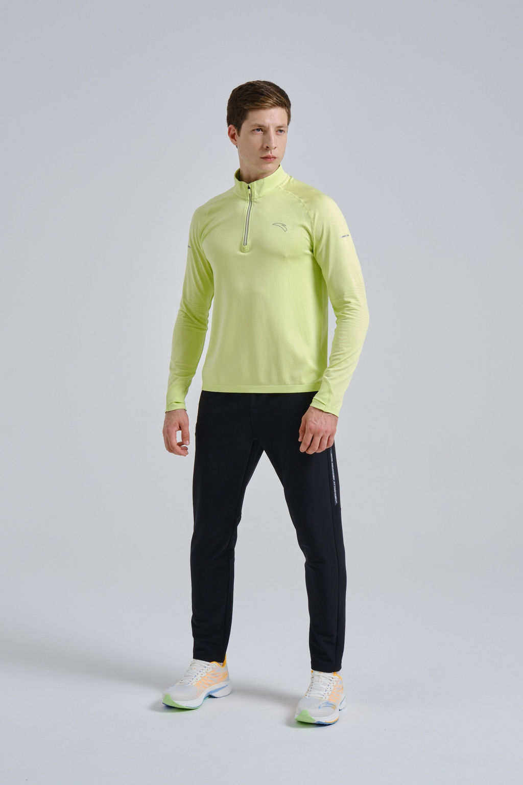 Лонгслив Зеленый ADVANCED RUNNING LS Tee