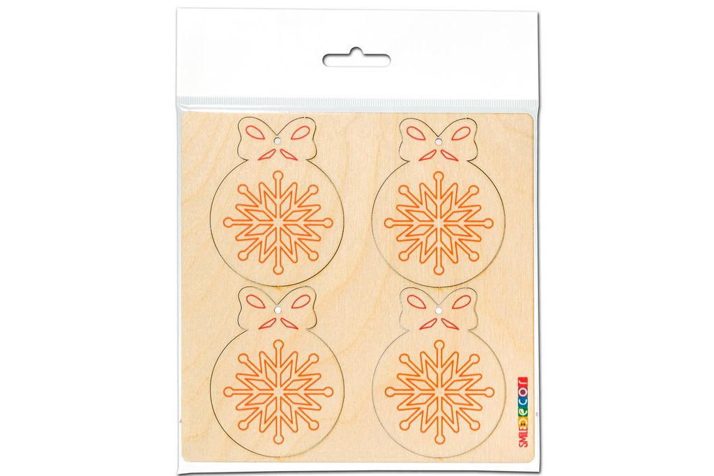 Набор для творчества Новогодние раскраски. Снежинка - Smiledecor фото 2