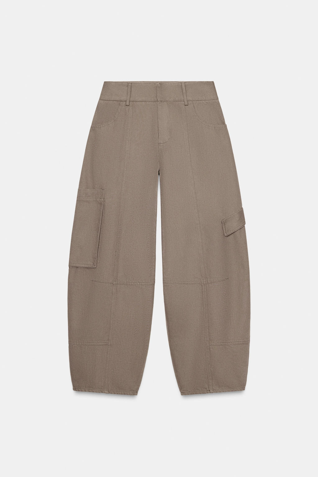 CARGO BALLOON TROUSERS - Zara фото 8