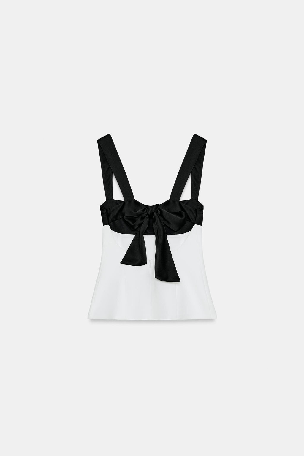 TOP COMBINADO LAZADA ESPALDA / Blanco