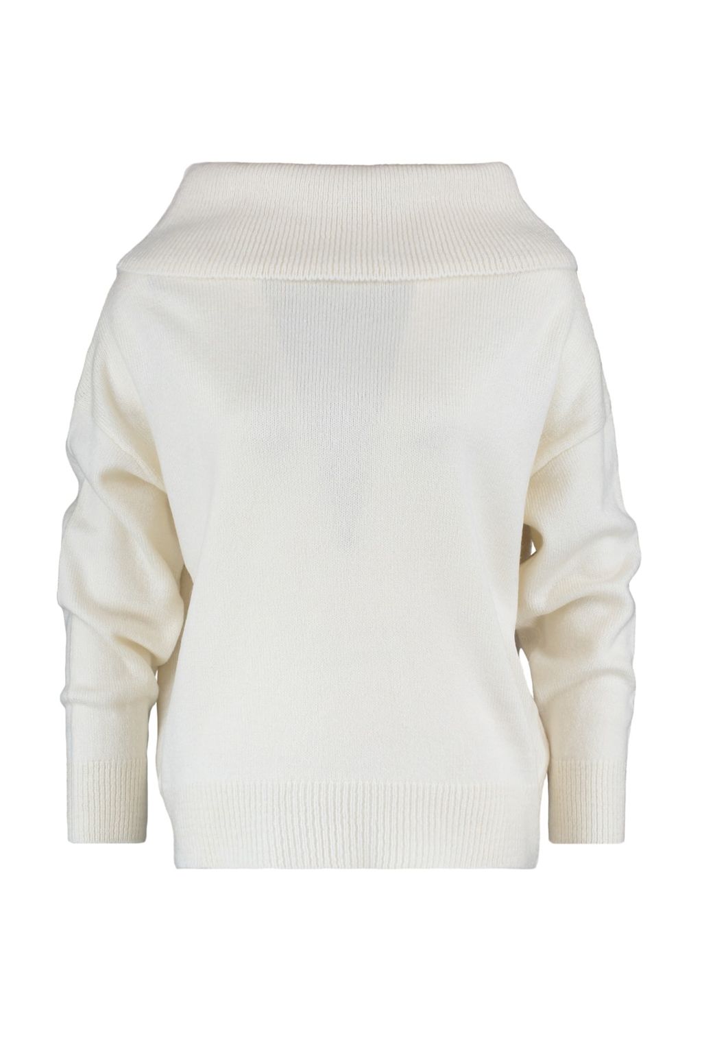 Ekru Yumusak Dokulu Carmen Yaka Triko Kazak TWOAW20KZ1519 - Trendyolmilla фото 7