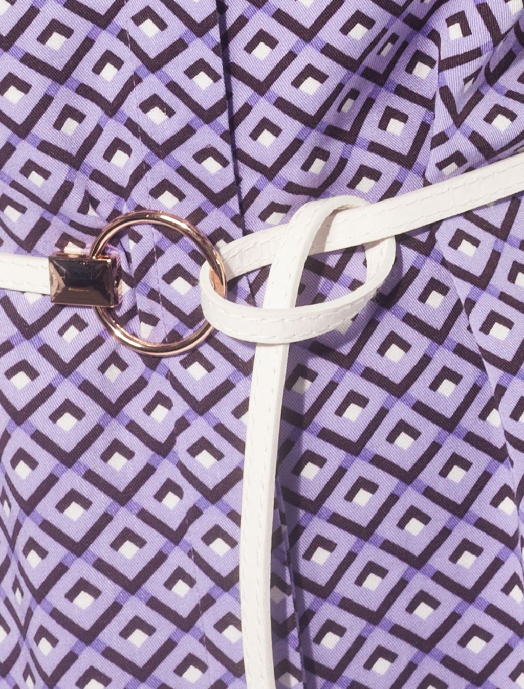 VILATTE / Платье-рубашка из премиальной вискозы с ремешком  фото 3