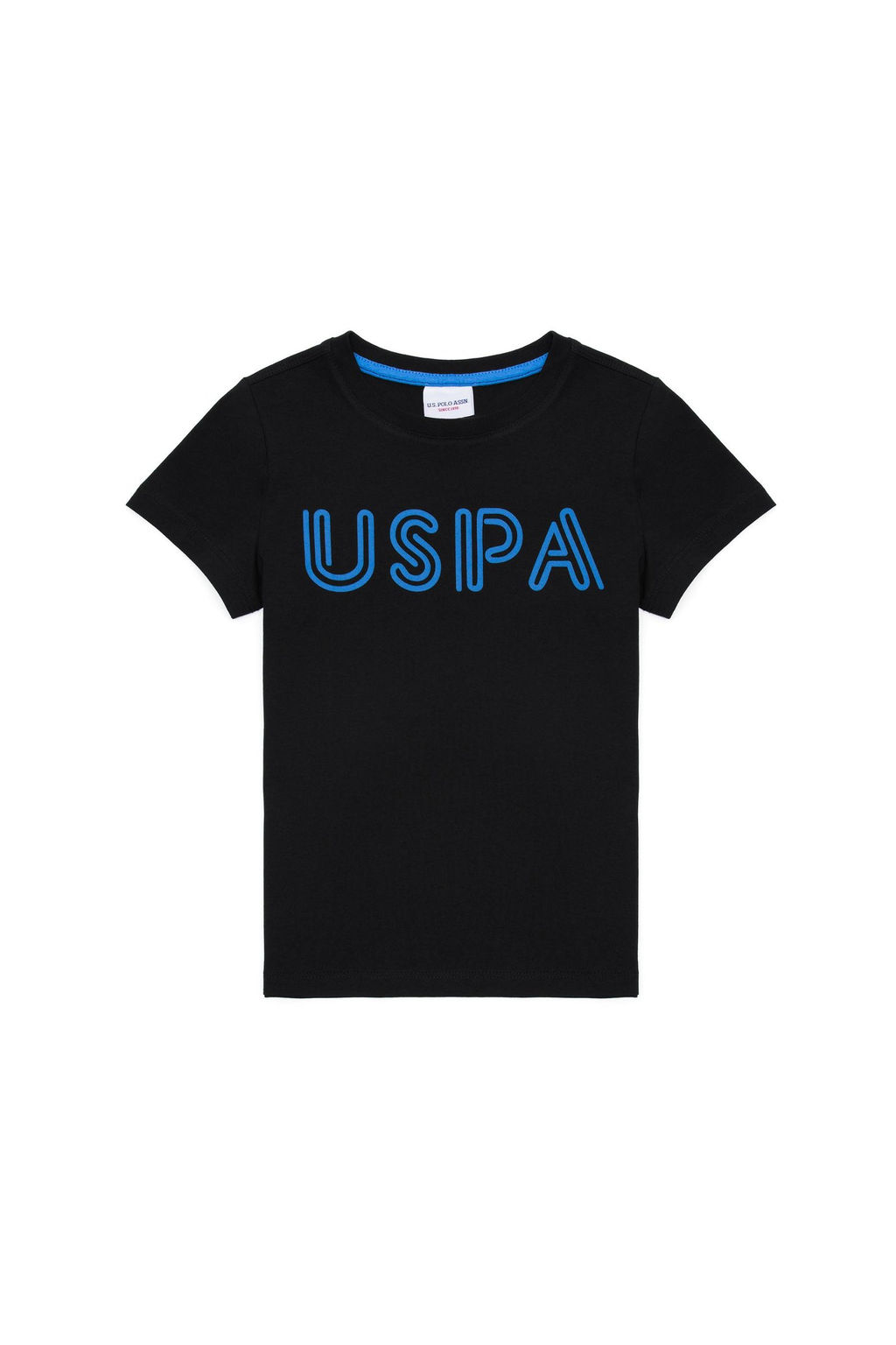 Детская черная футболка с круглым вырезом Неожиданная скидка в корзине - U.s. polo assn фото 3