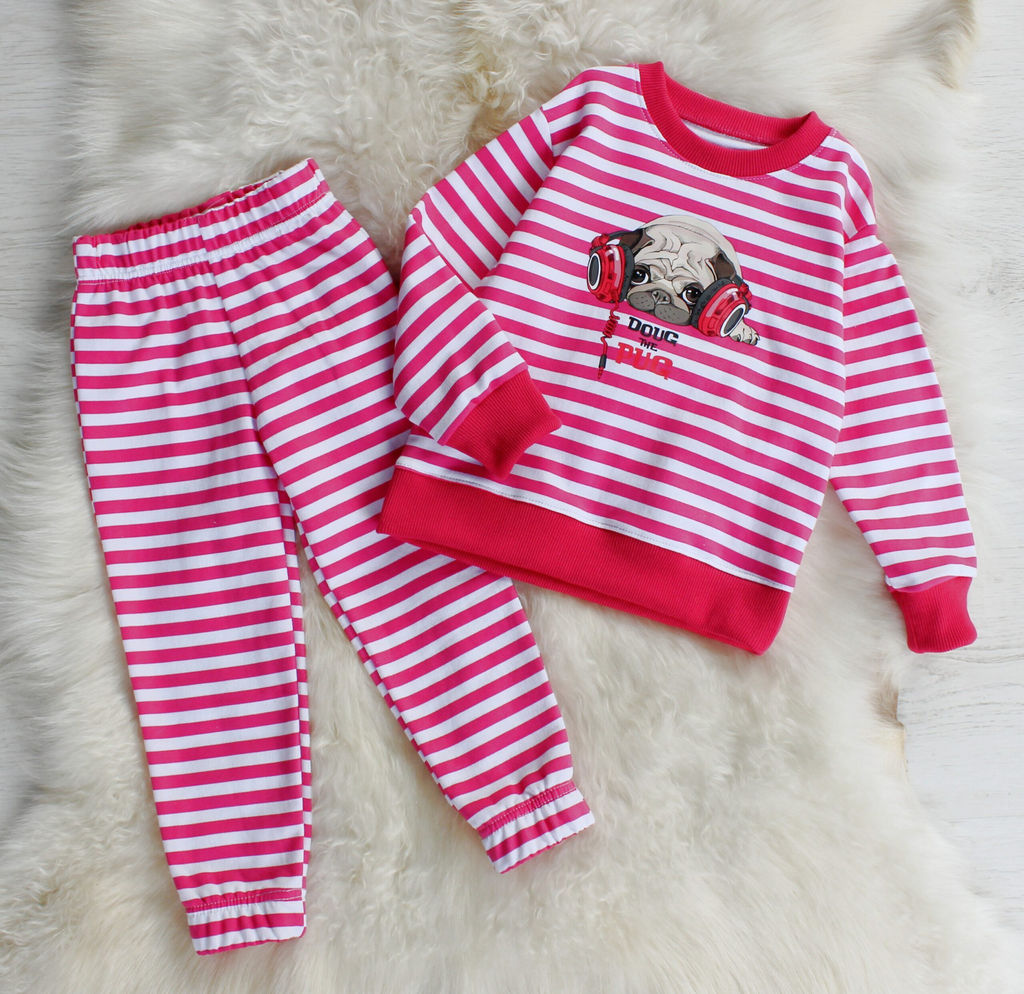 Комплект д/дев домашний ЦВЕТ: МАЛИНА