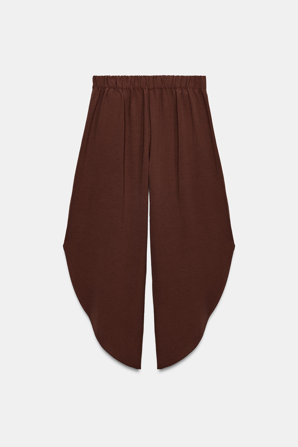 PANTAL?N FLUIDO ABERTURAS / Marr?n - Zara фото 5