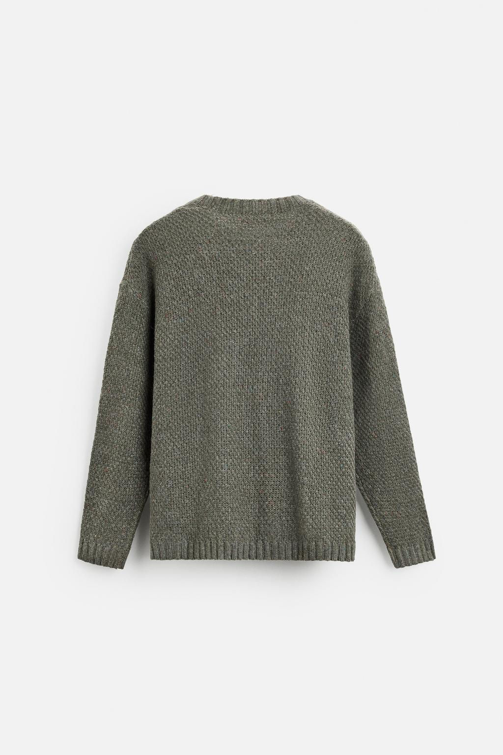 CABLE KNIT JUMPER - Zara фото 7