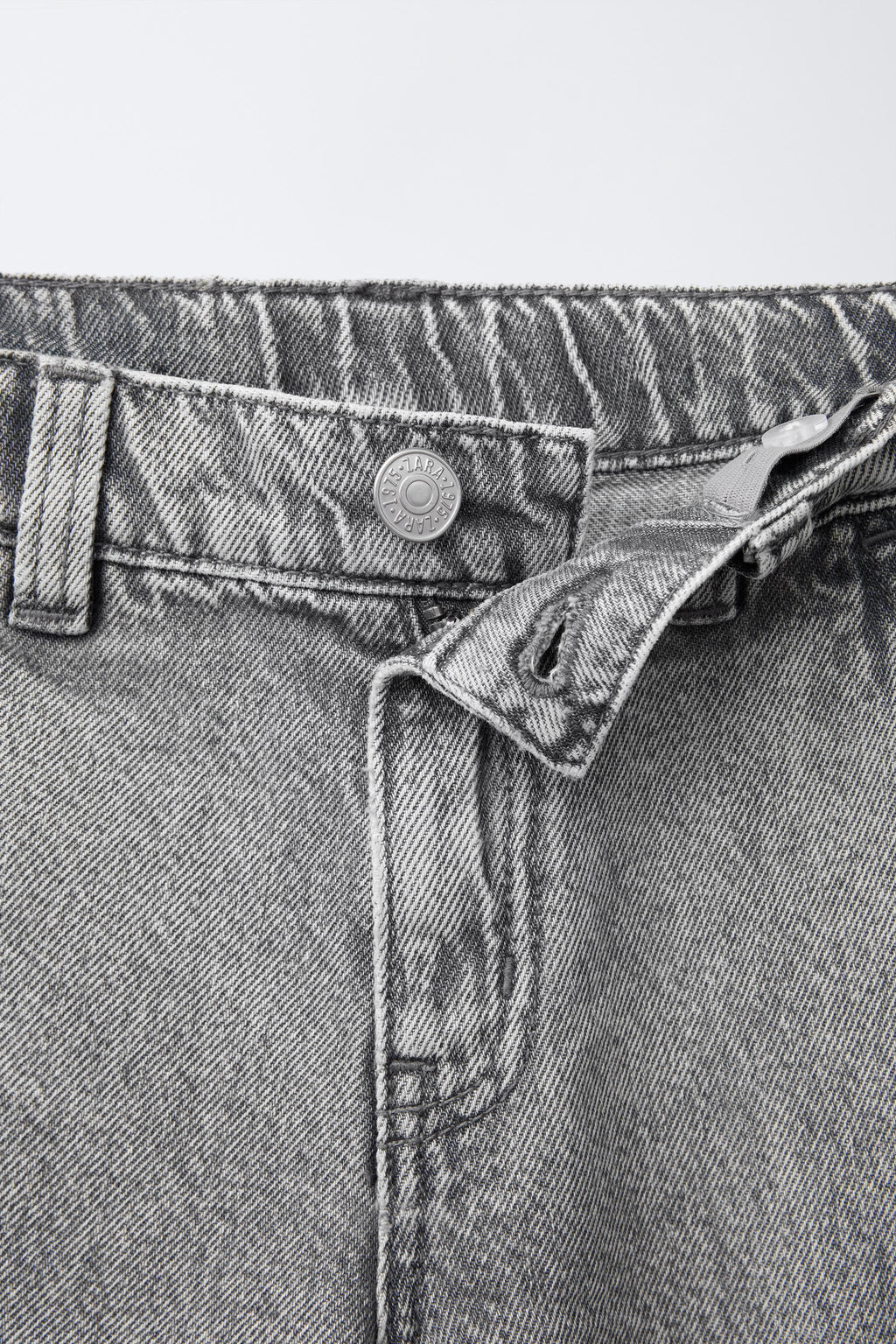 WIDE MULTI-CARGO DENIM BERMUDA SHORTS - Zara фото 3