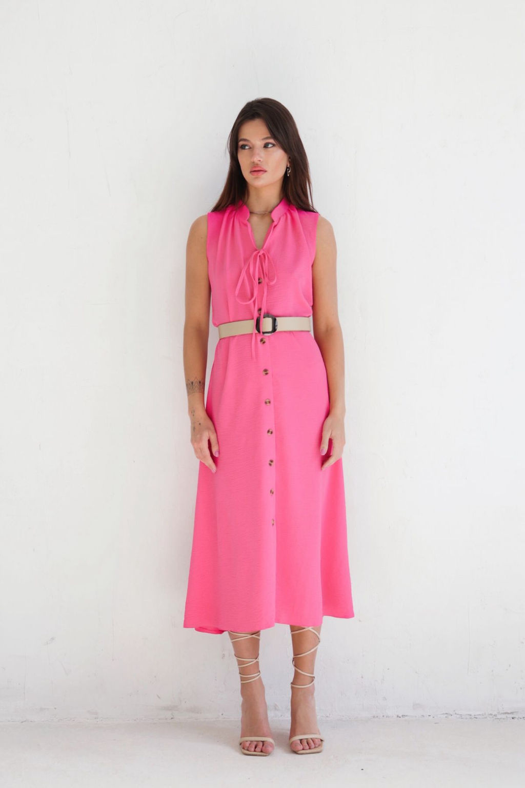 Платье, как из к/ф Красотка, ярко-розовое - Martichelli фото 11