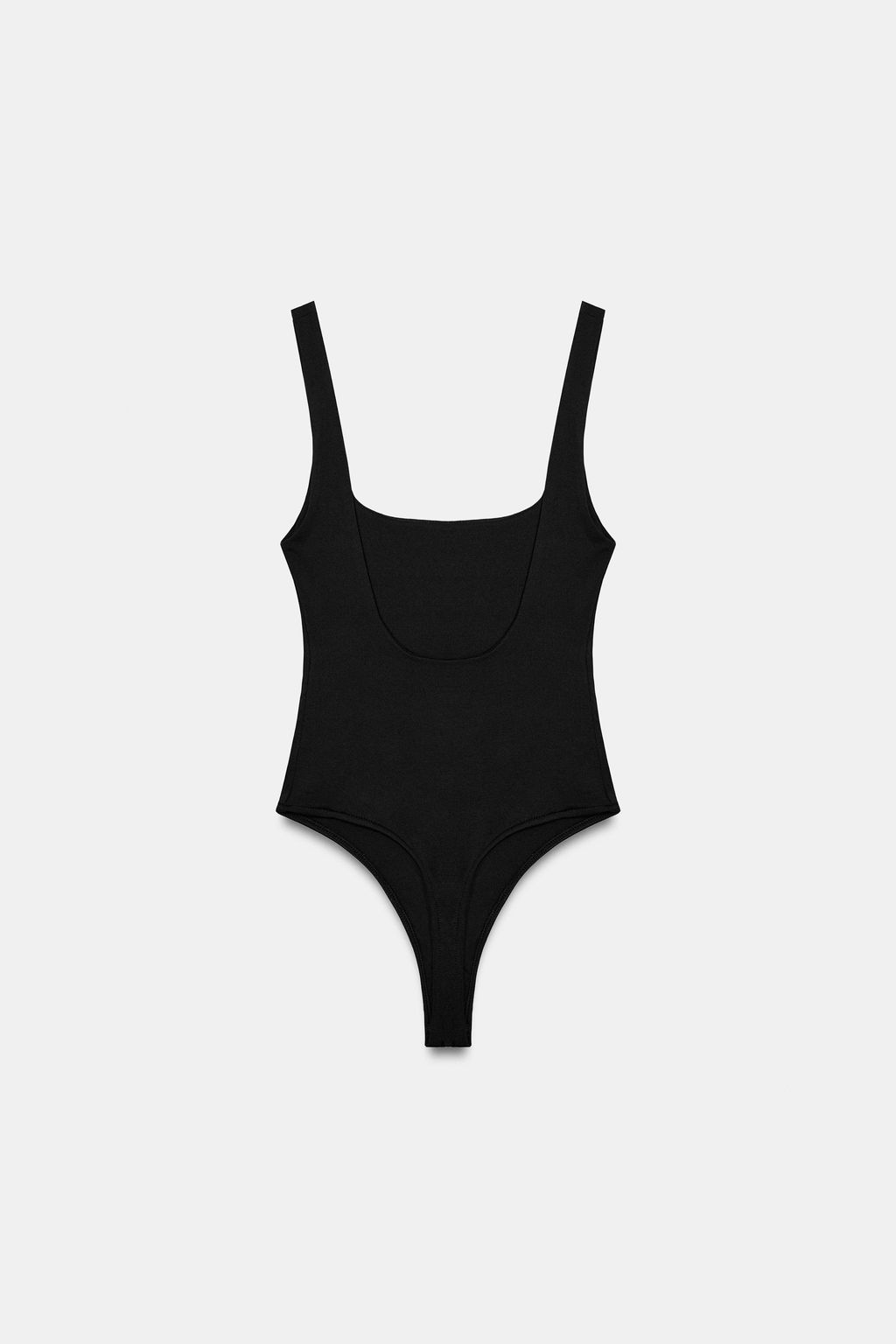 BODY EL?STICO ESCOTE CUADRADO / Negro