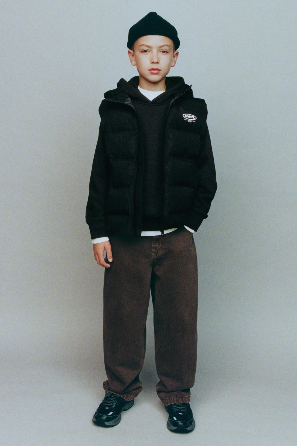 WATER-REPELLENT HOODIE GILET - Zara фото 11