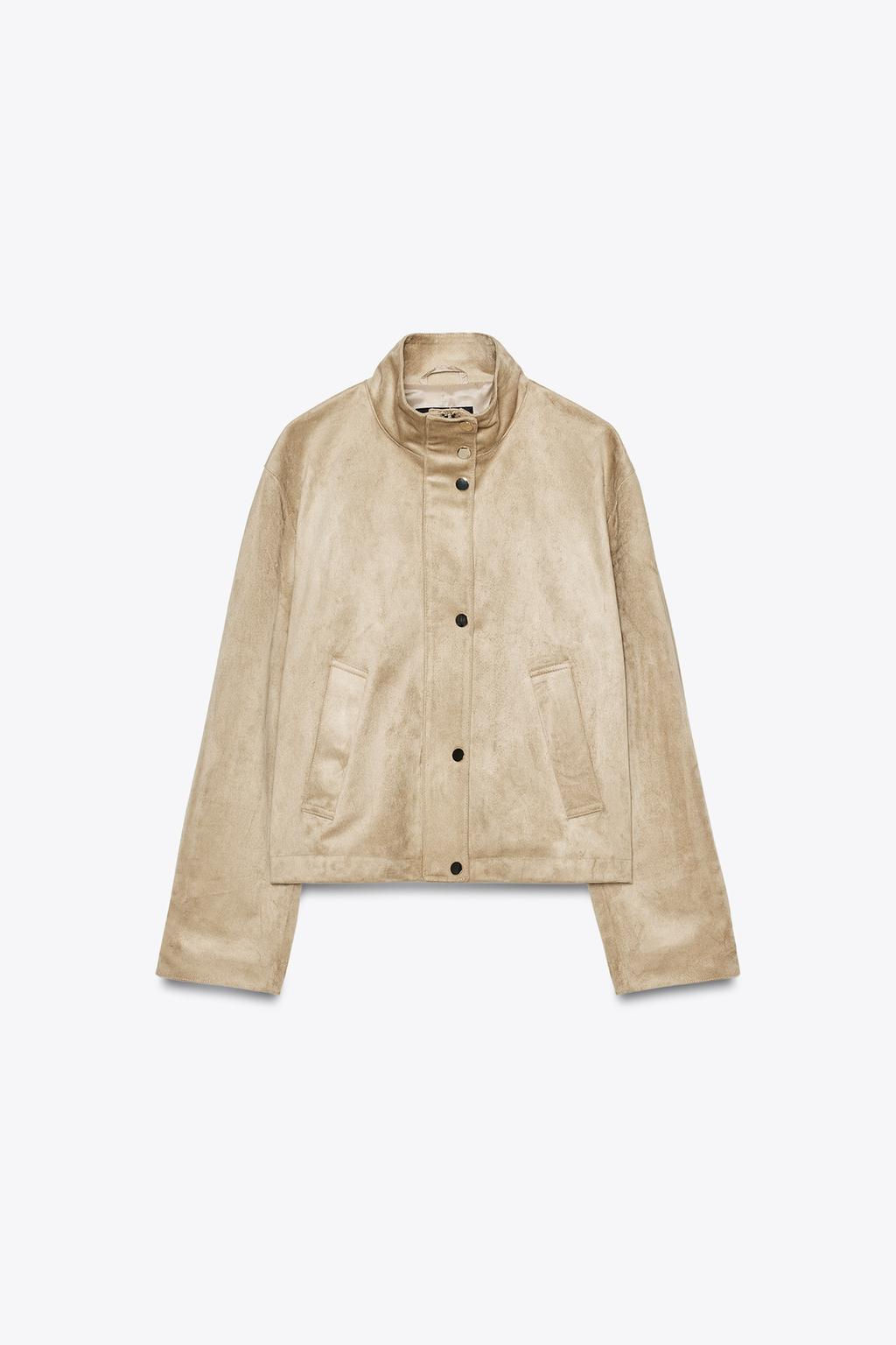 FAUX SUEDE JACKET - Zara фото 5