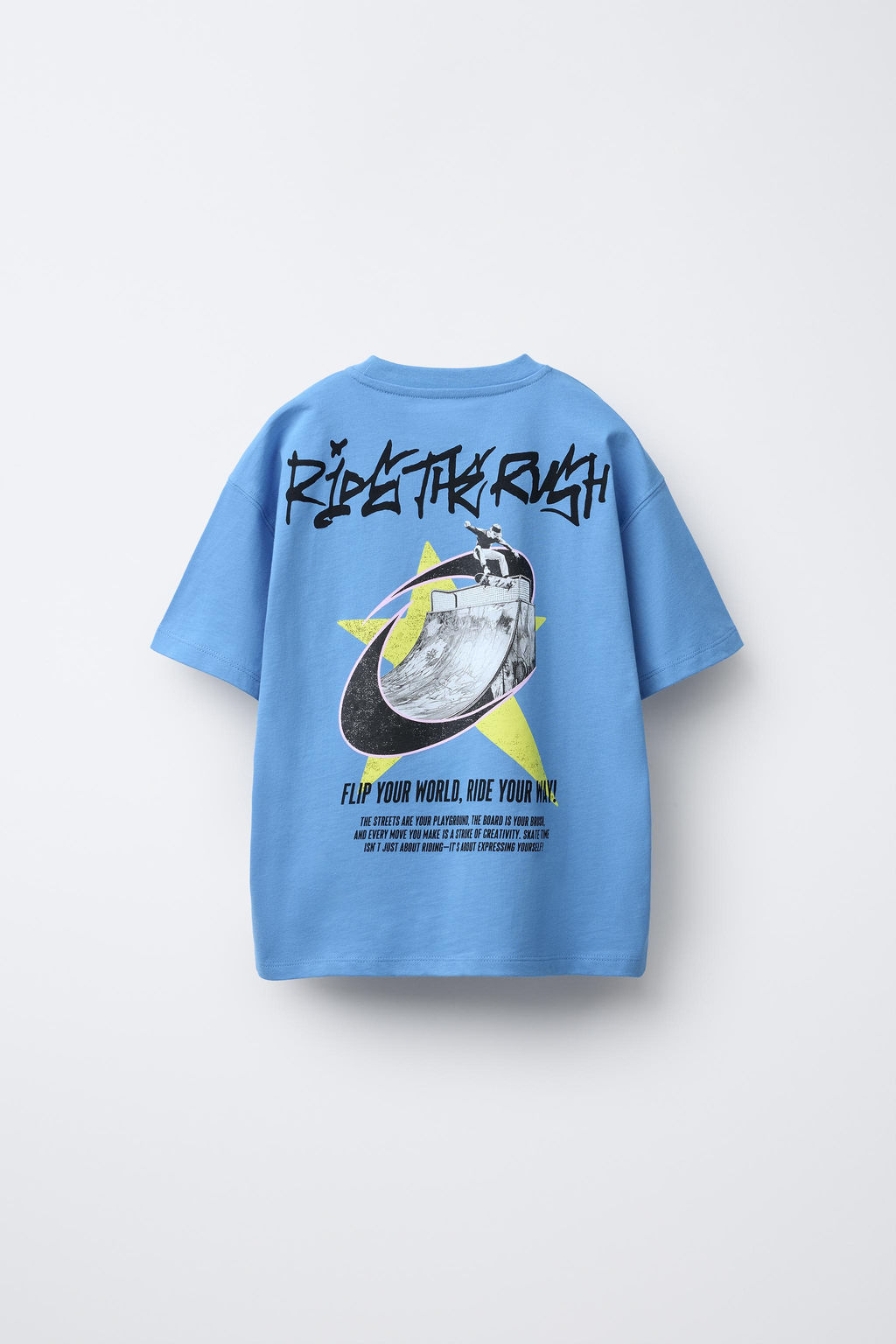 SKATE PRINT T-SHIRT - Zara фото 2