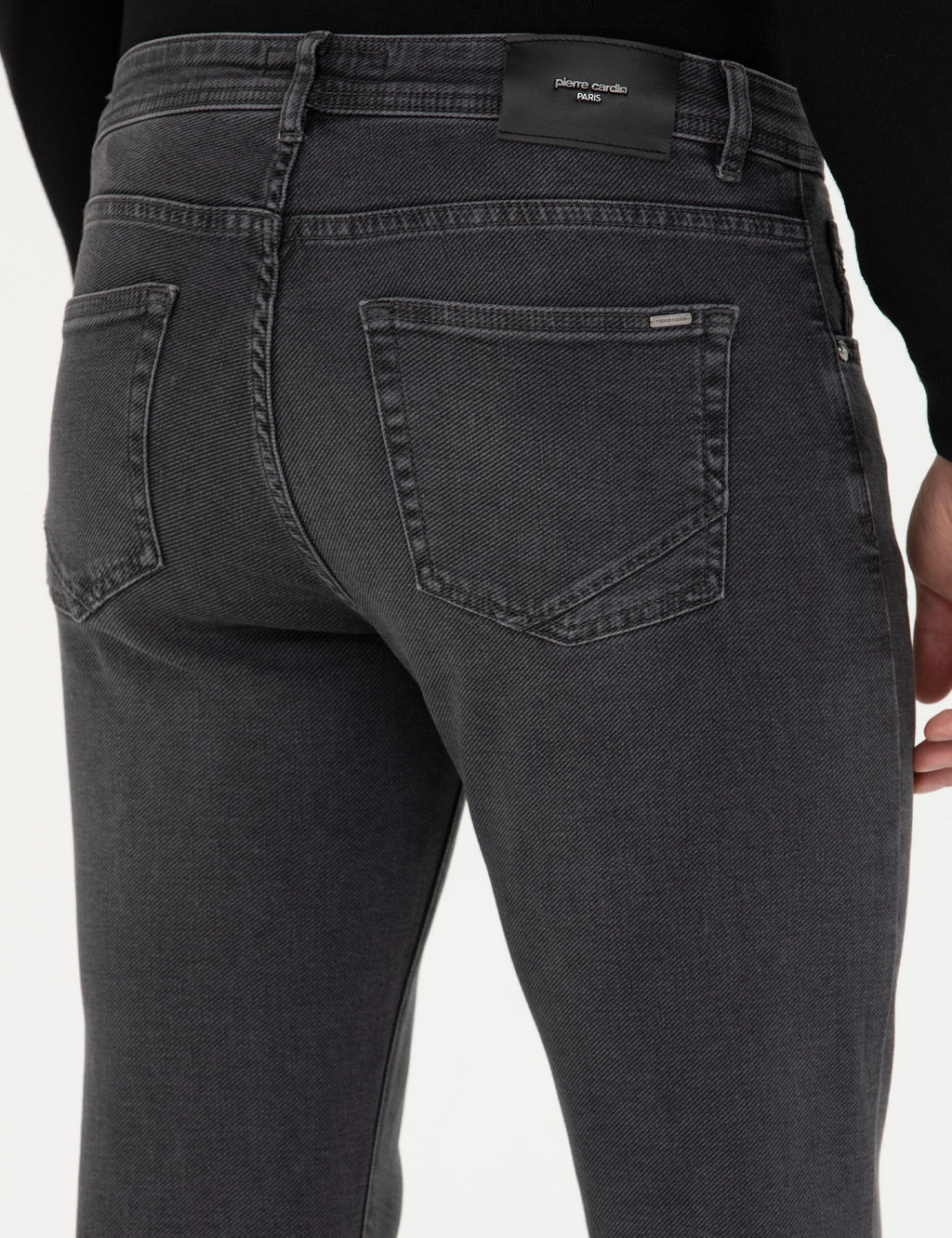 Antrasit Slim Fit Jean Pantolon