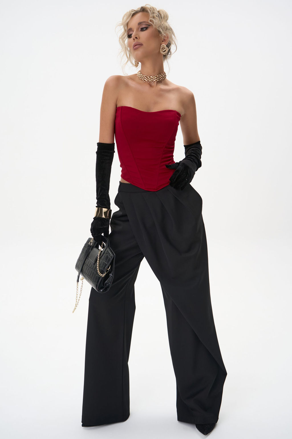 Брюки Шарлиз (чёрный) - Эльза фото 8