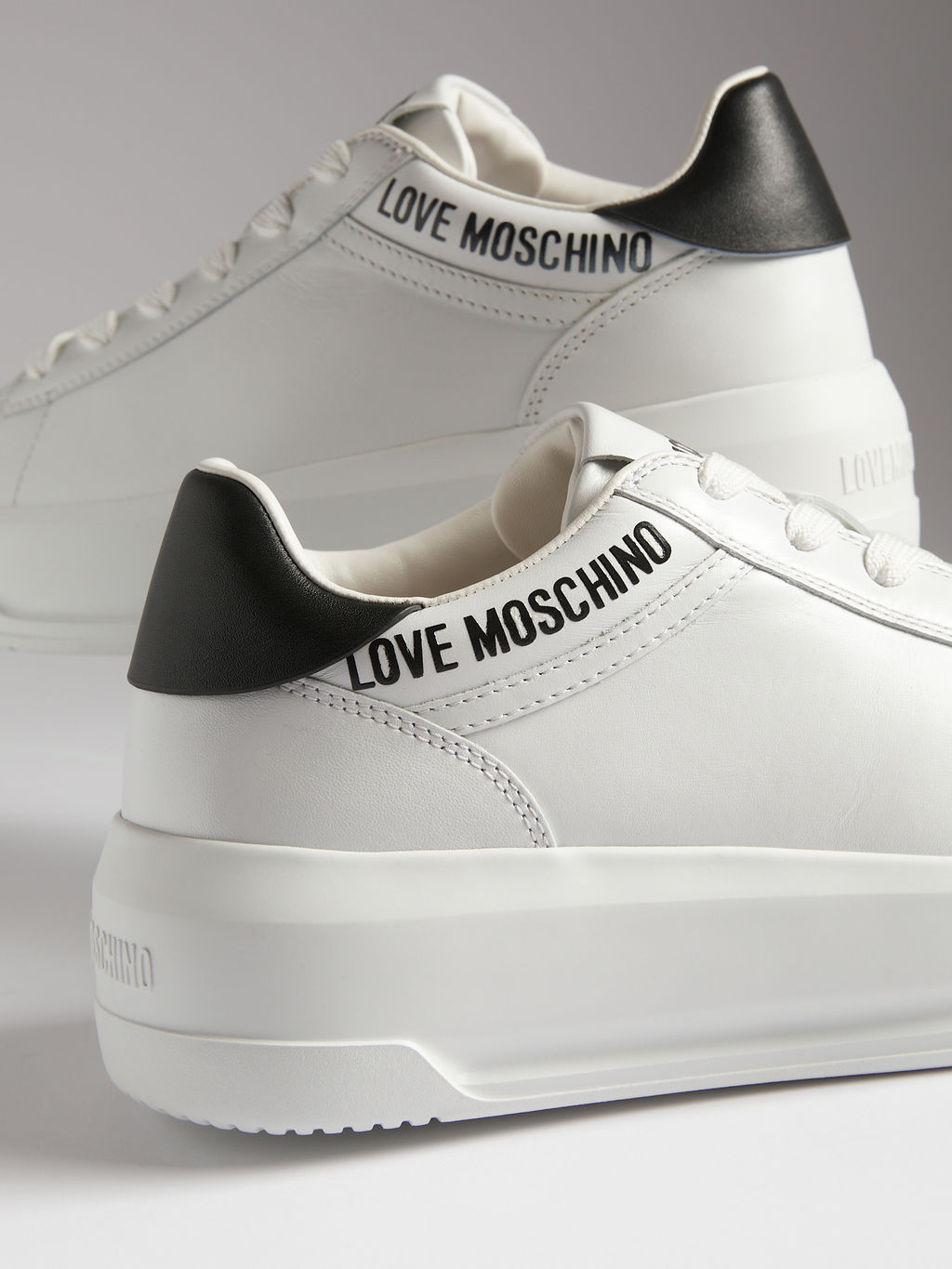 Женские кеды LOVE MOSCHINO ECLIPSE Артикул 4405286, белый  фото 6