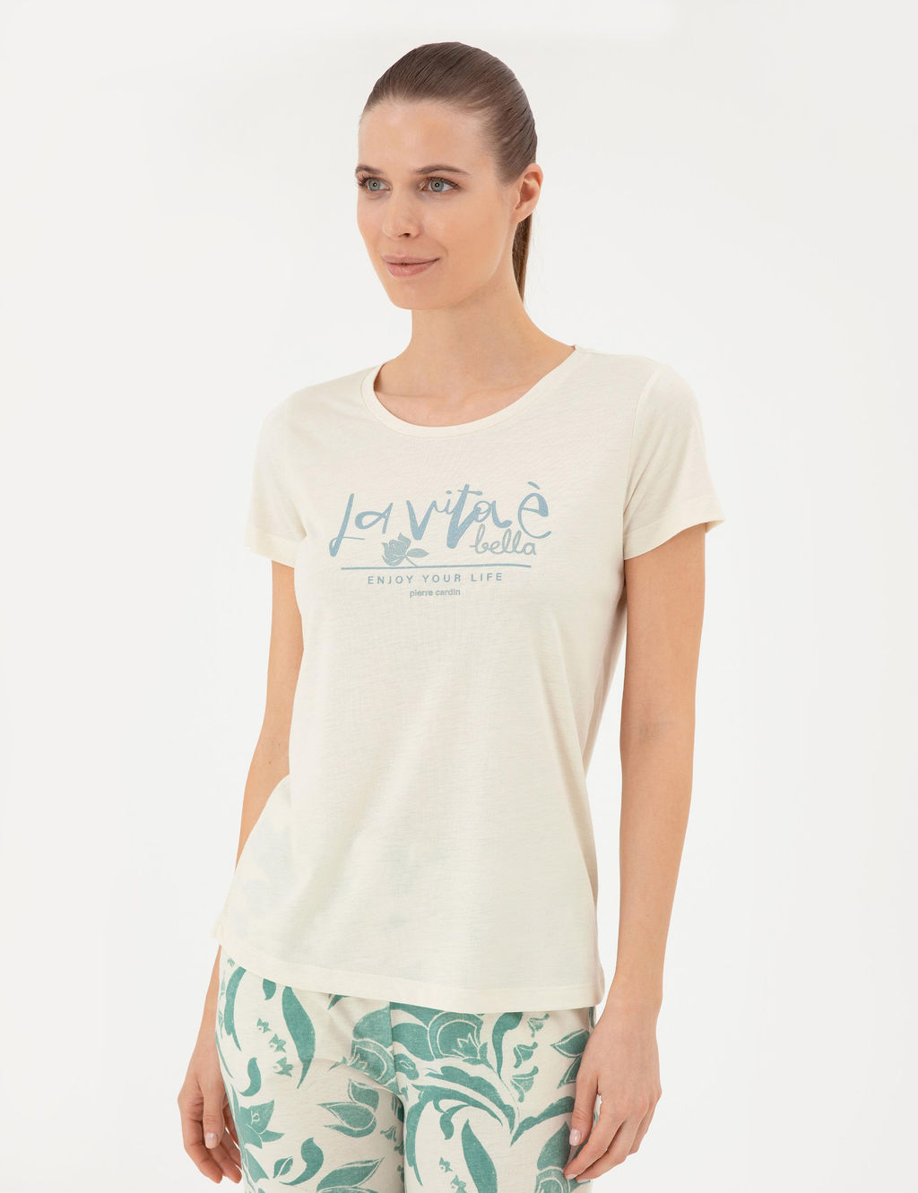 Ekru Pijama Tak_m_ - Pierre cardin фото 3