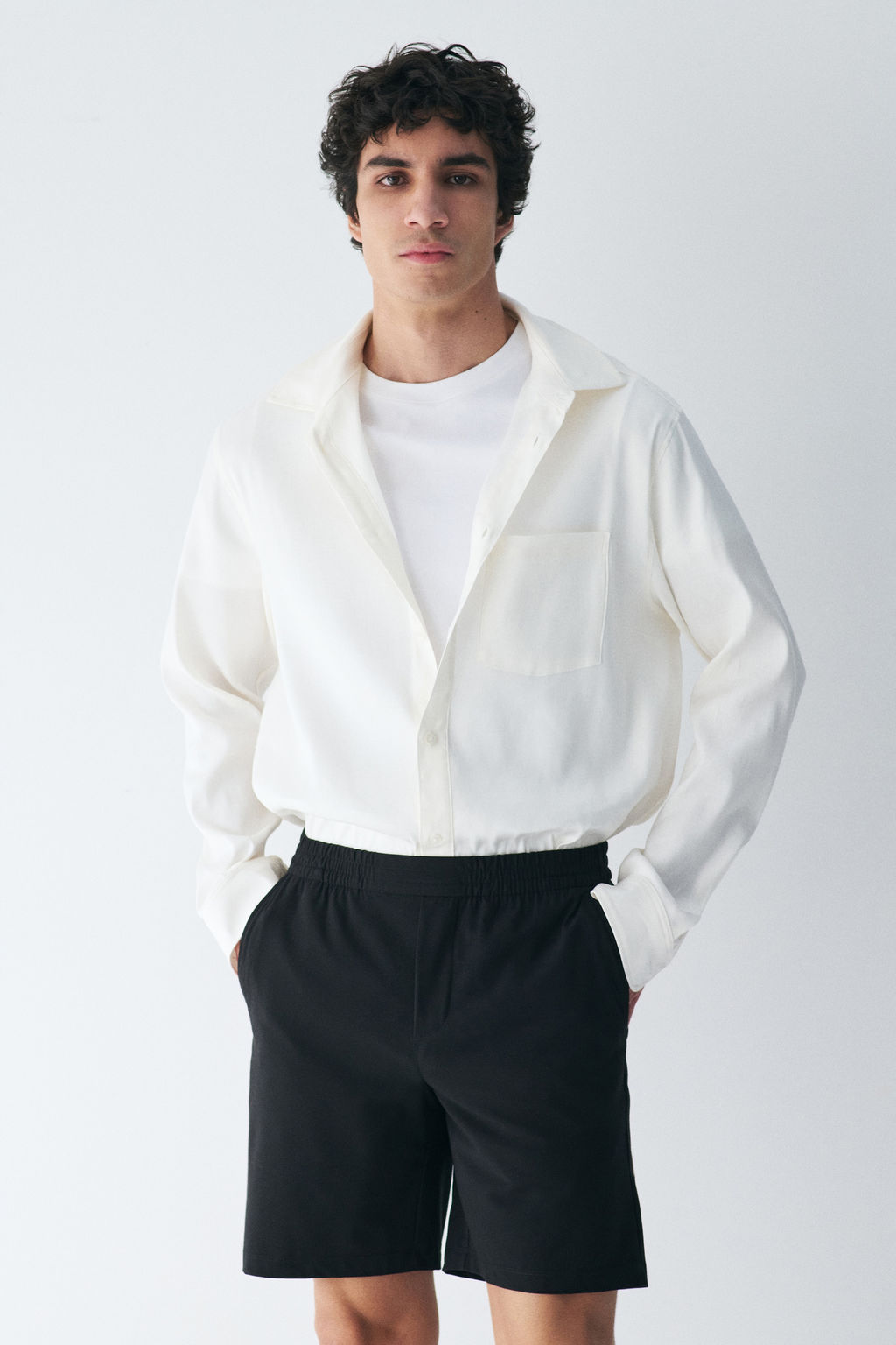 Pantal?n corto Four-way stretch Regular Fit - H&m фото 4