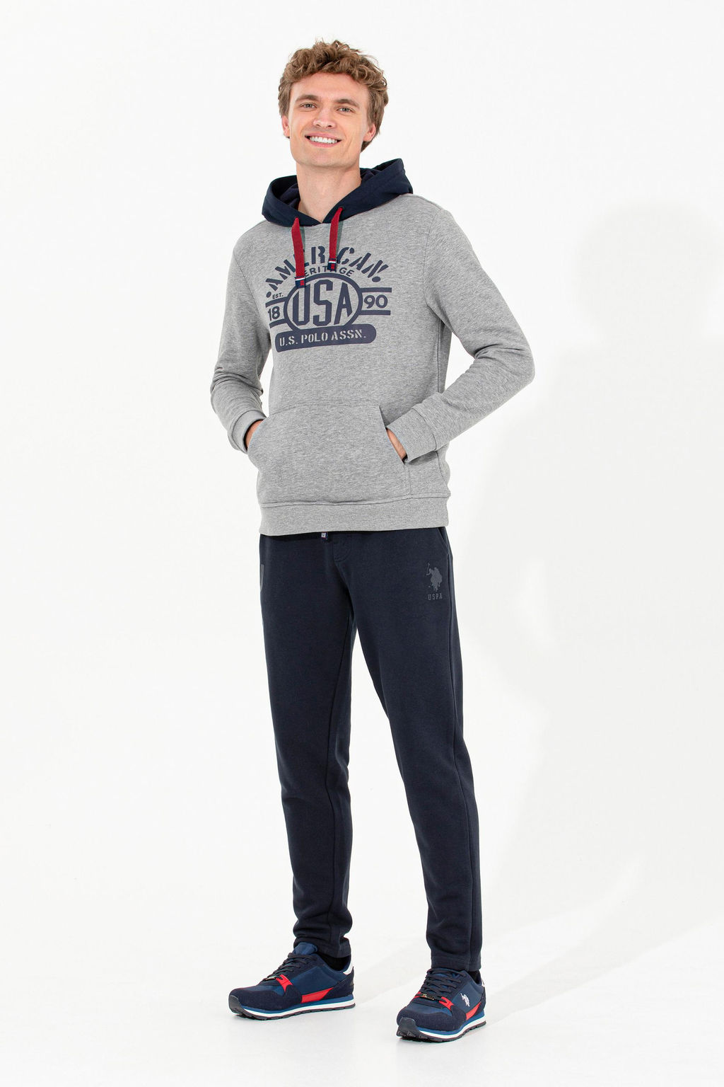 Мужские темно-синие спортивные штаны - U.s. polo assn фото 3