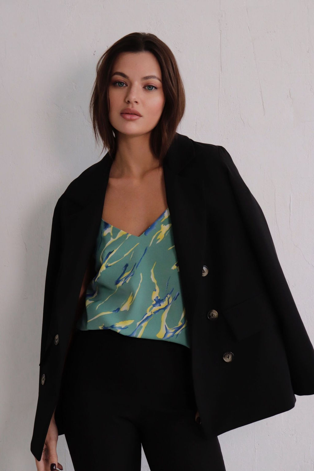 11098 Топ базовый с принтом - Martichelli фото 17