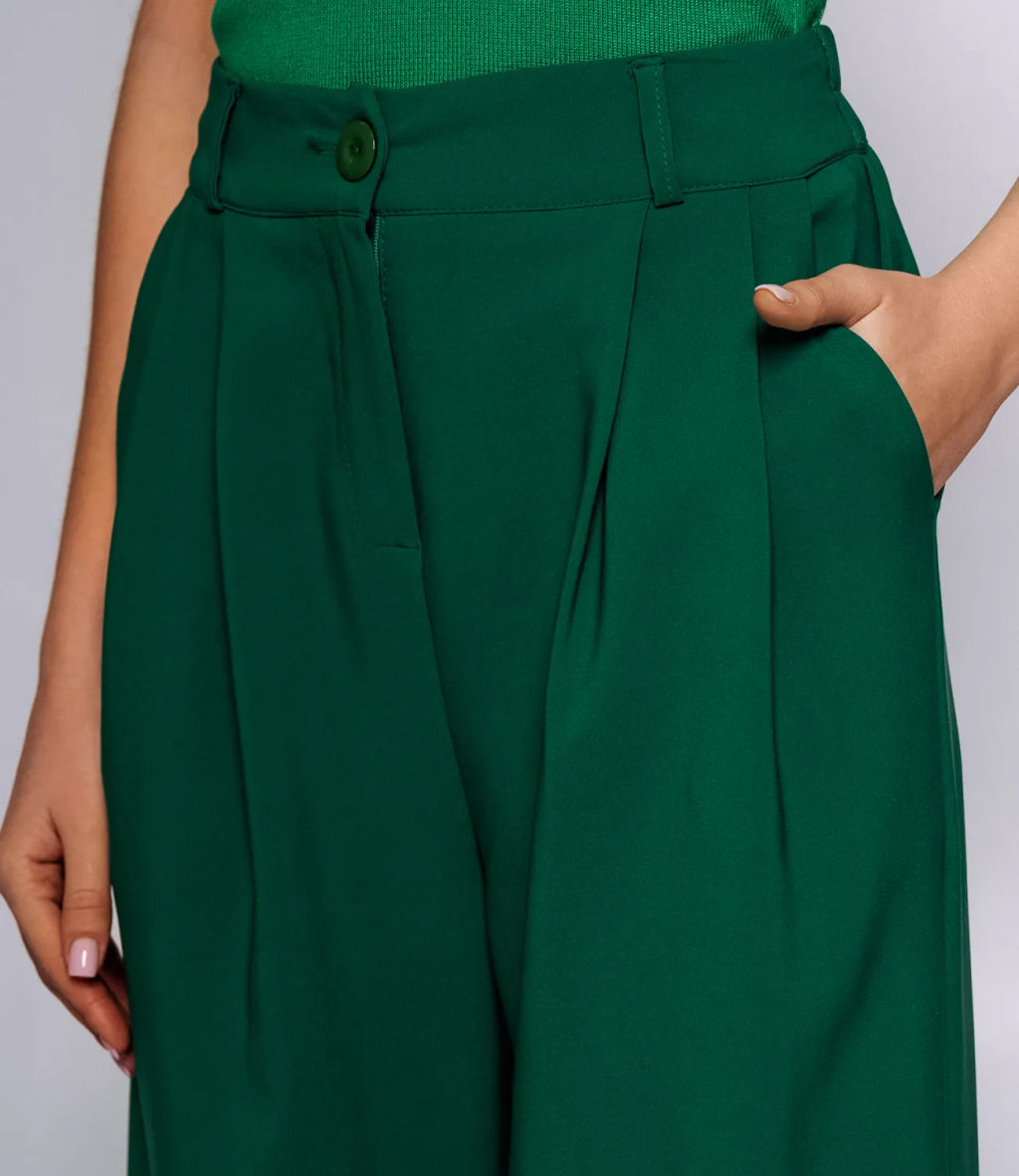 Брюки #ОБШ1496-1, зелёный