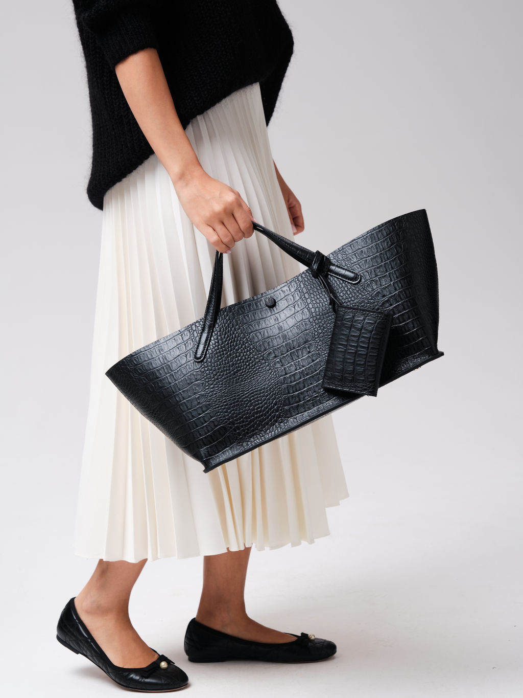 Сумка Dari DBR 31136 черный/крок  фото 3