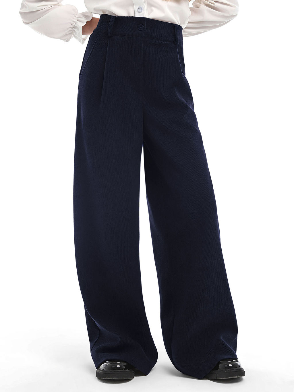 Брюки-палаццо для девочек - Синий мир фото 6