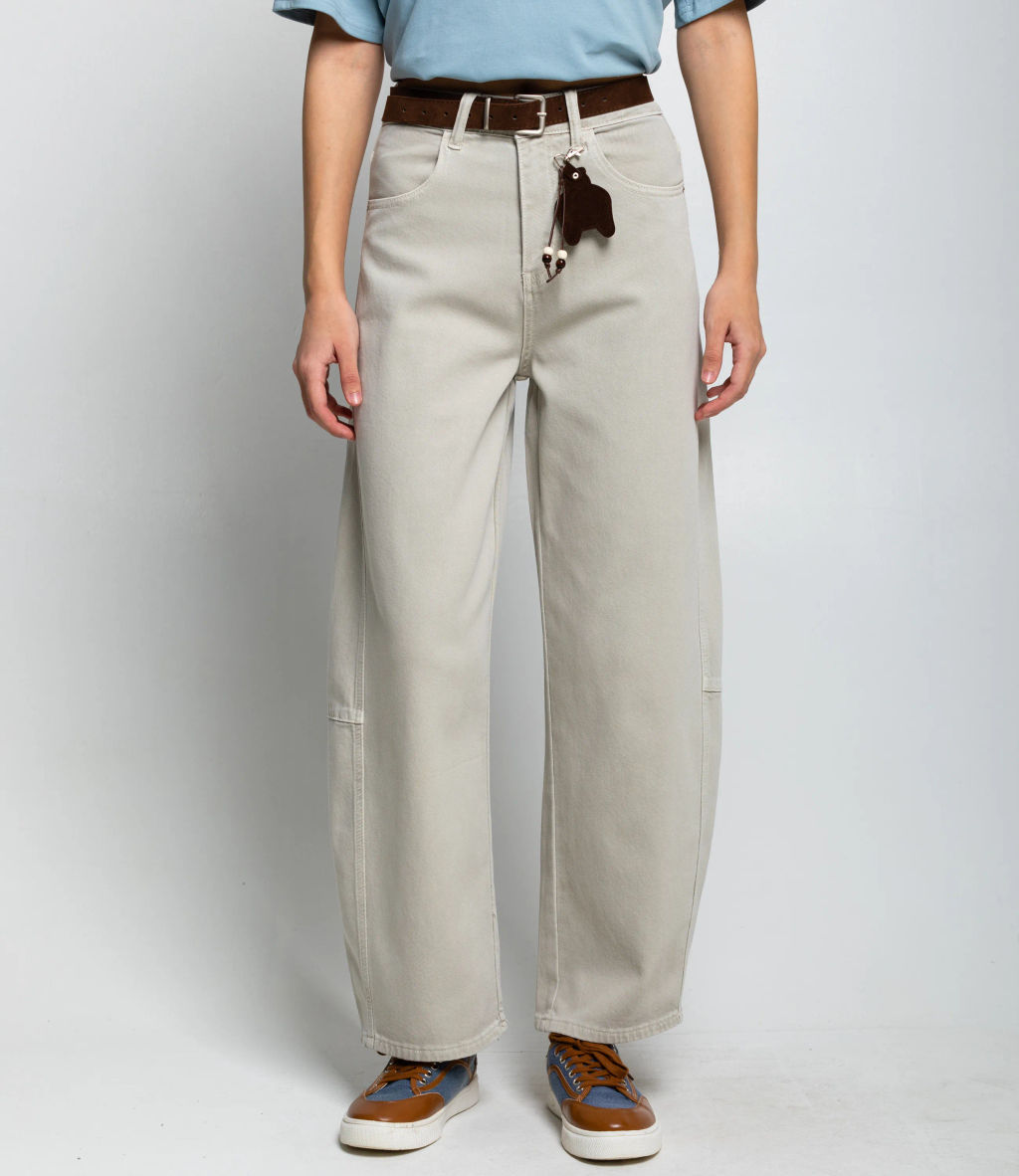 Джинсы #КТ6936, светло-серый - Dommod фото 2