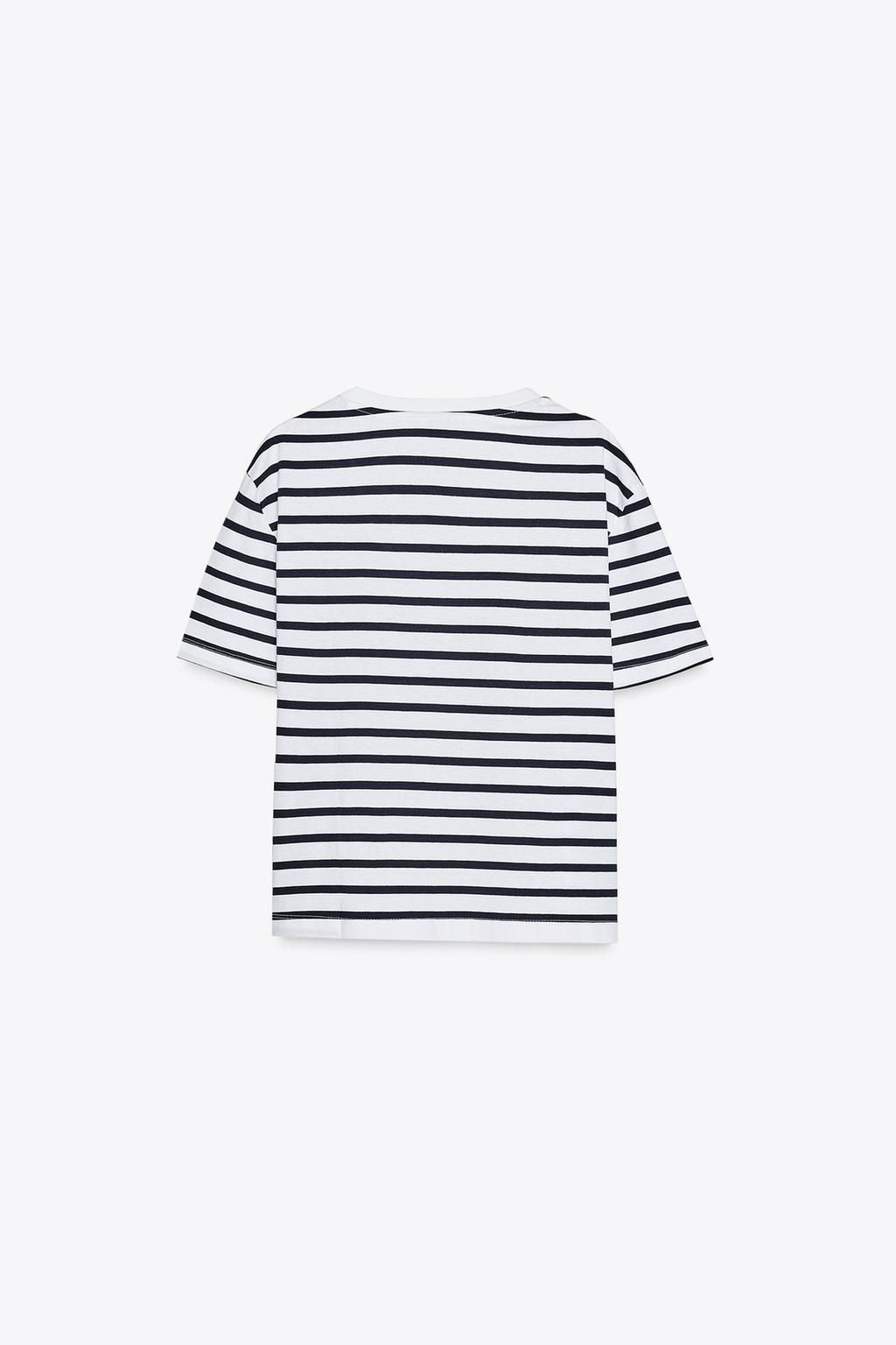 BASIC COTTON T-SHIRT - Zara фото 14