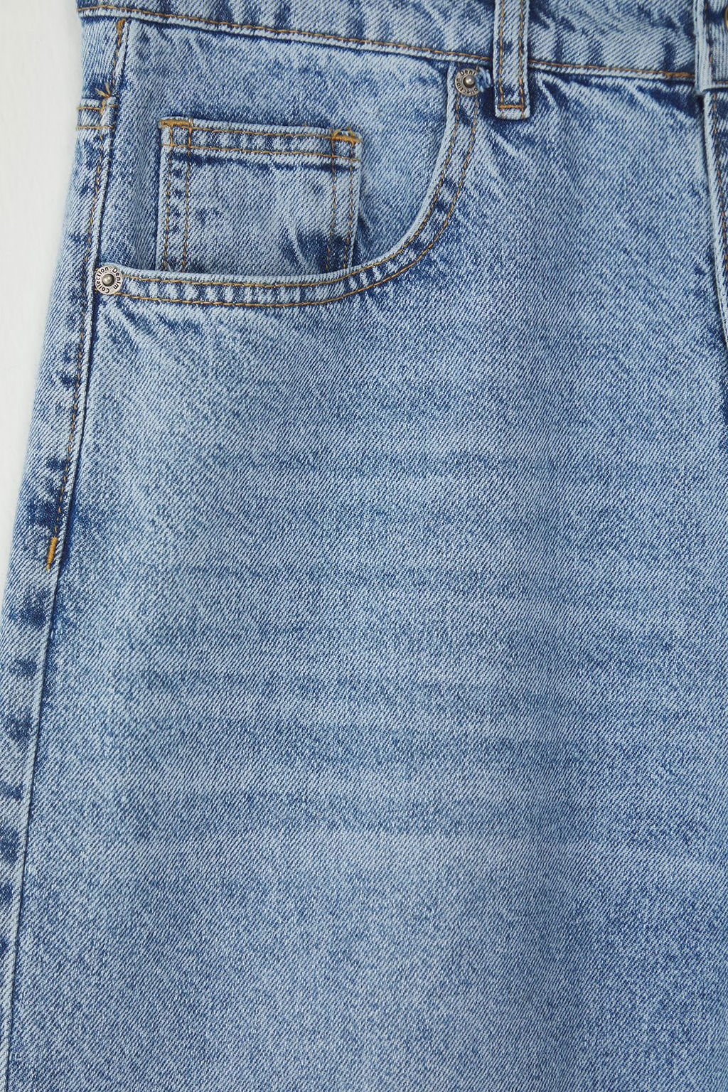 TRENDYOL MAN Mavi Baggy Denim Kot Sort TMNSS25SR00031 - Trendyolmilla фото 3