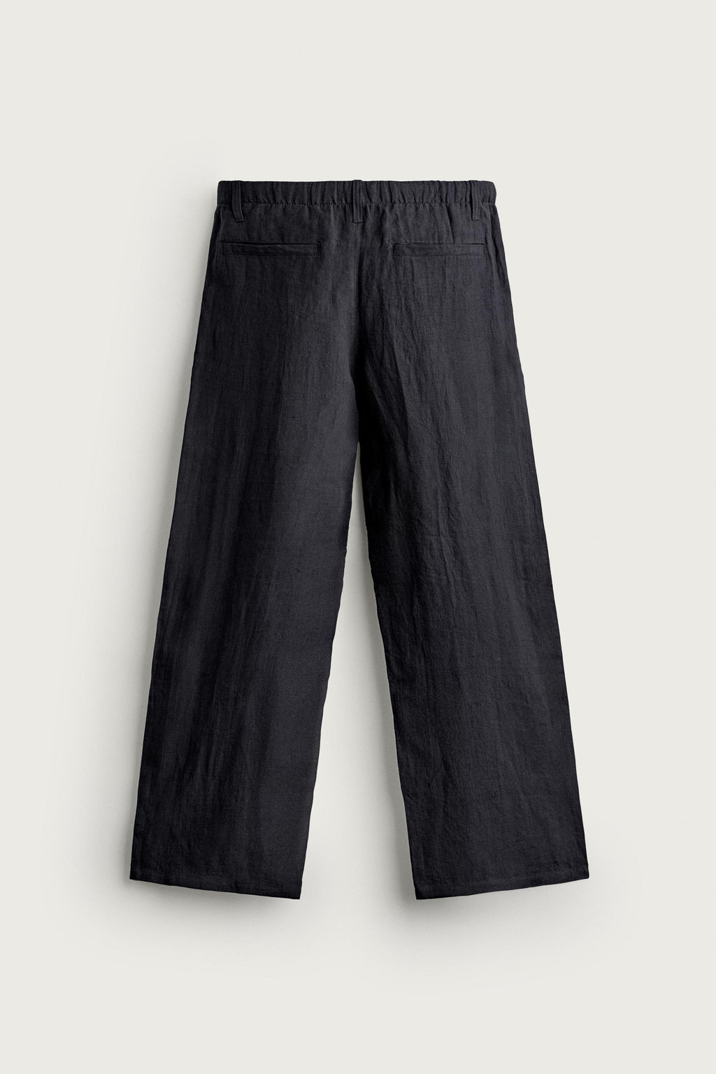 PANTAL?N RELAXED FIT 100% LINO / Marino oscuro - Zara фото 11