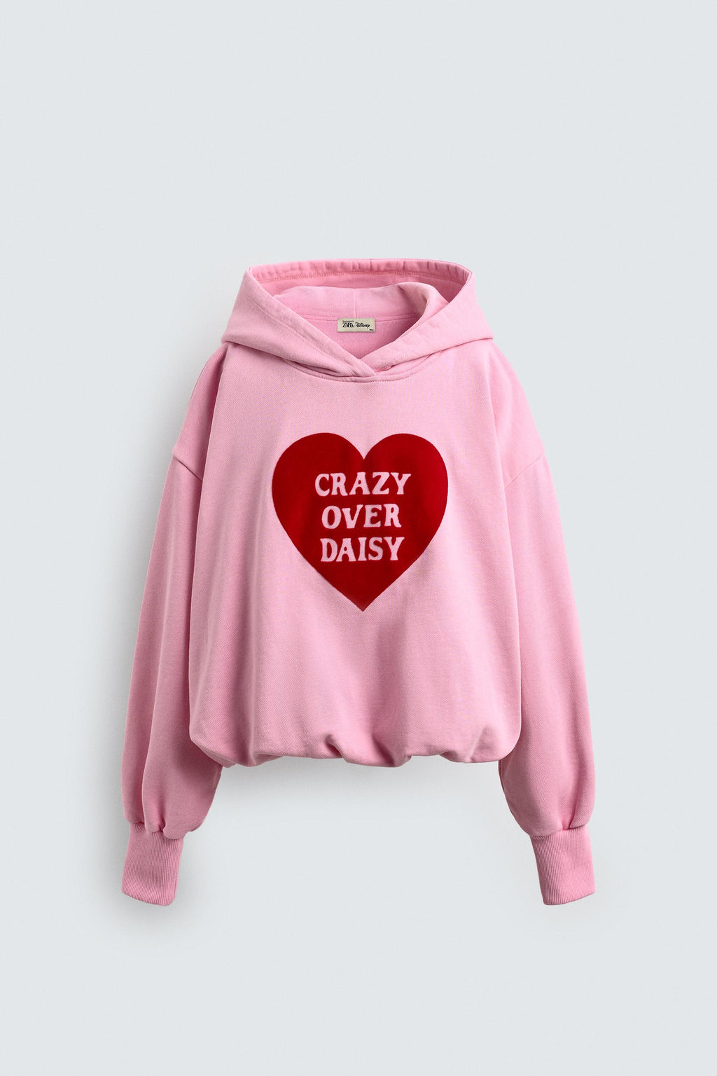AGES 7-14/ HARRY LAMBERT FOR ZARA X DISNEY HOODIE WITH TEXT PRINT