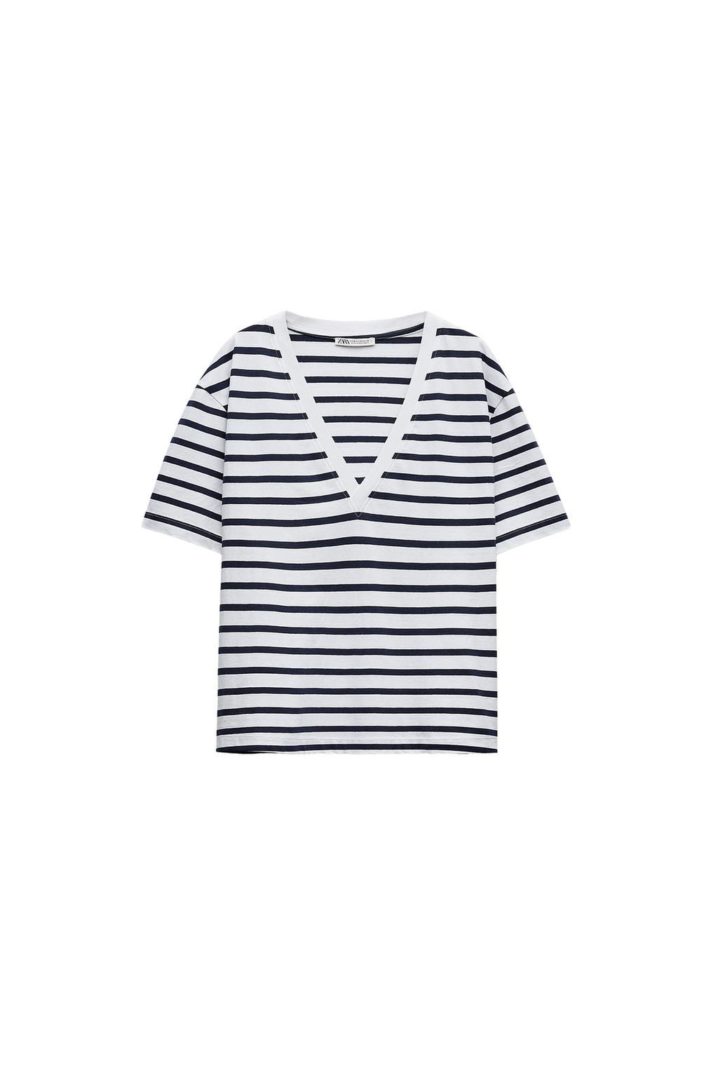 BASIC COTTON T-SHIRT - Zara фото 4
