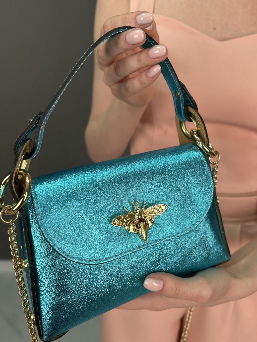 Сумка женская из телячьей кожи