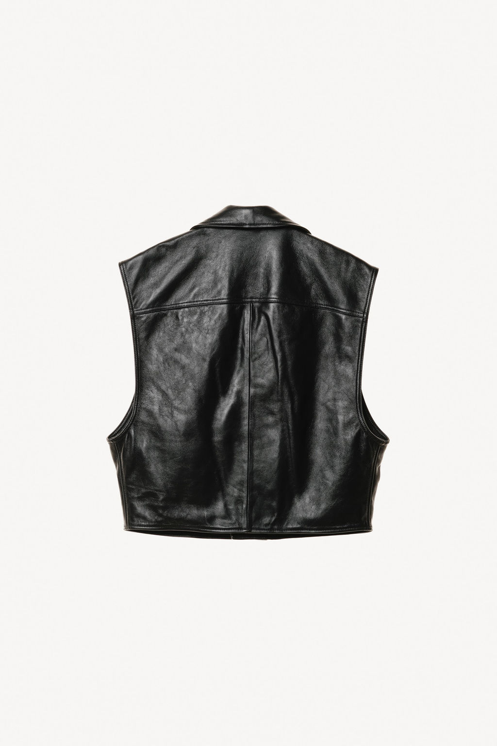 CHALECO BIKER PIEL WILLY CHAVARRIA X ZARA / Negro  фото 5