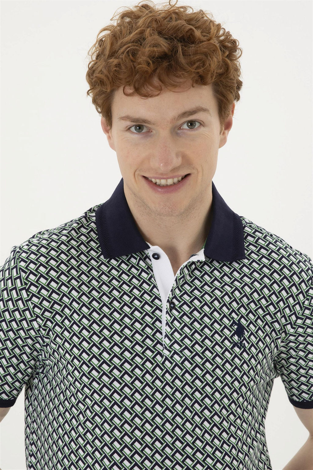 Мужская темно-синяя футболка - U.s. polo assn фото 2