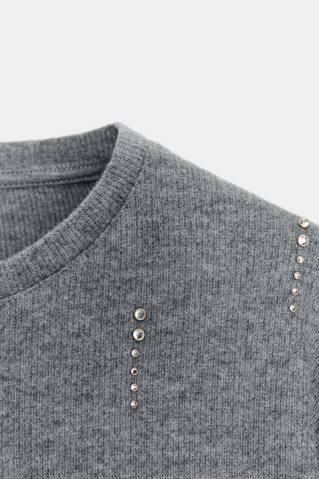 SPARKLY RIBBED JUMPER - Zara фото 8