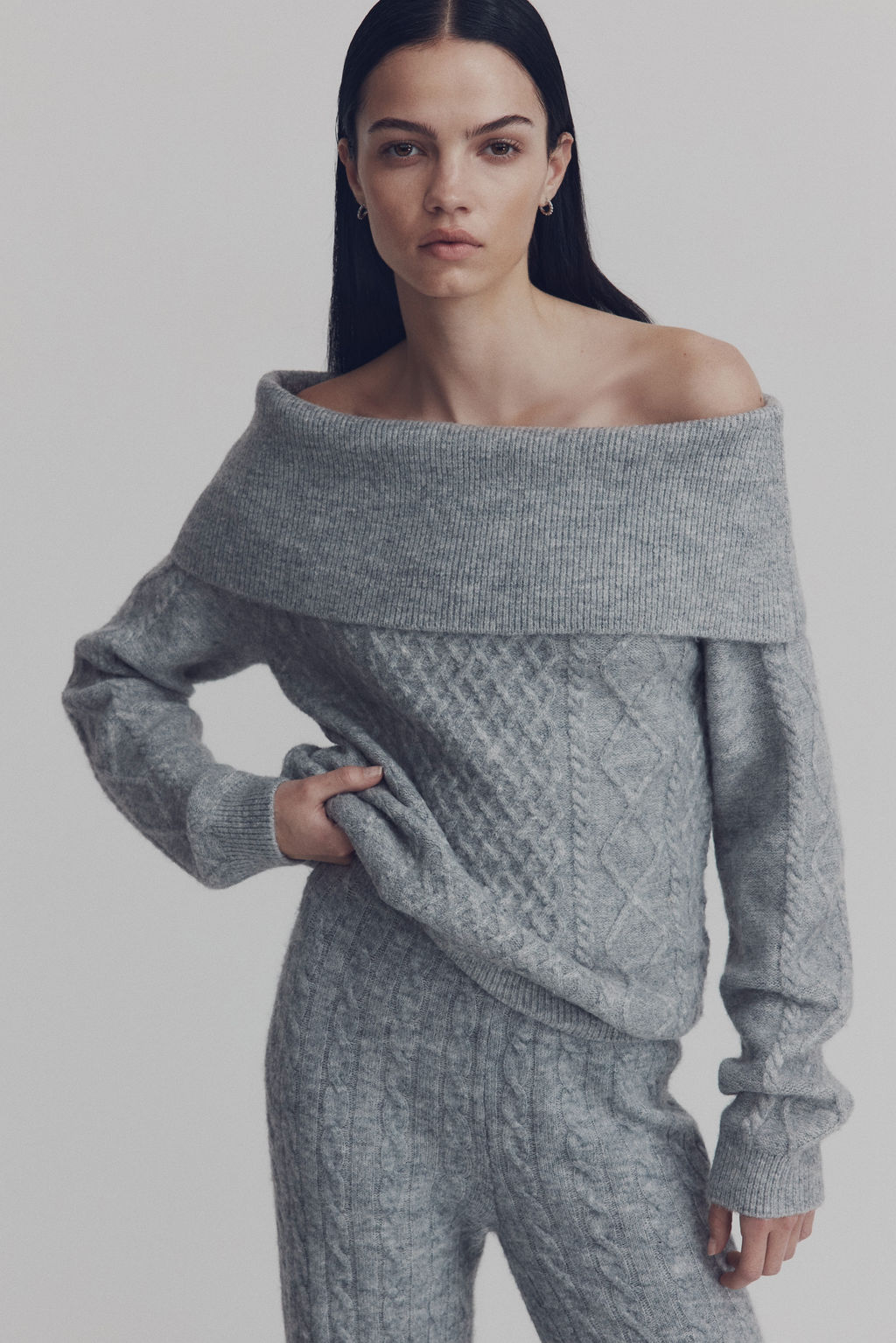 Jersey off-the-shoulder - H&m фото 7