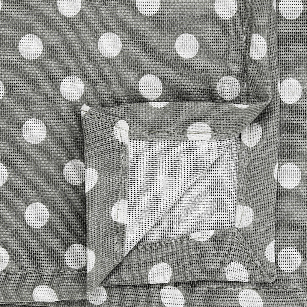 Скатерть 220х145см Горох серый, длина стола до 180см, на 8-10 персон, хлопок Оптима 171г/м2, упаковка классическая 28х41см, Домашняя мода (Россия)  фото 4