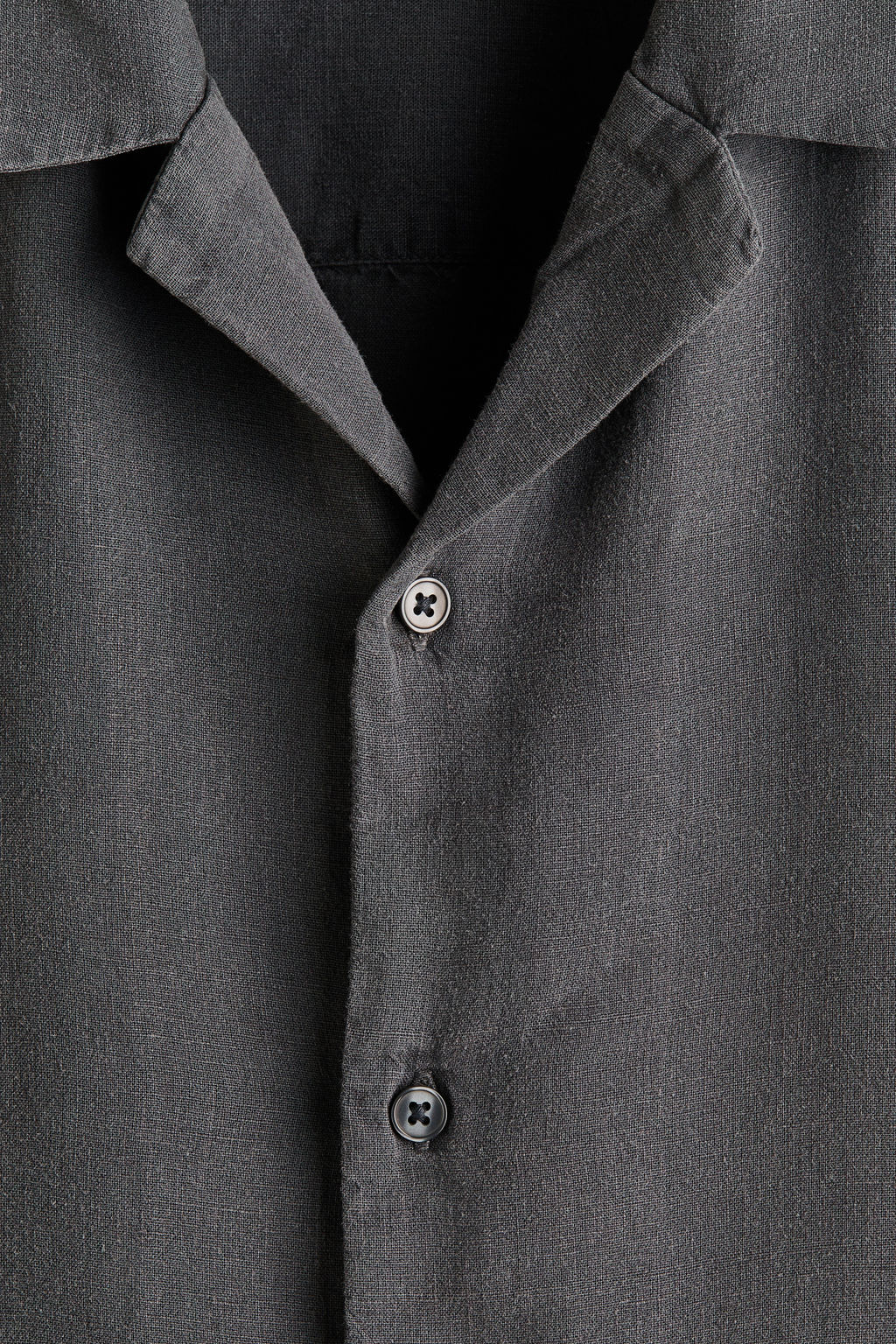 Camisa resort en mezcla de lino Relaxed Fit - H&m фото 7