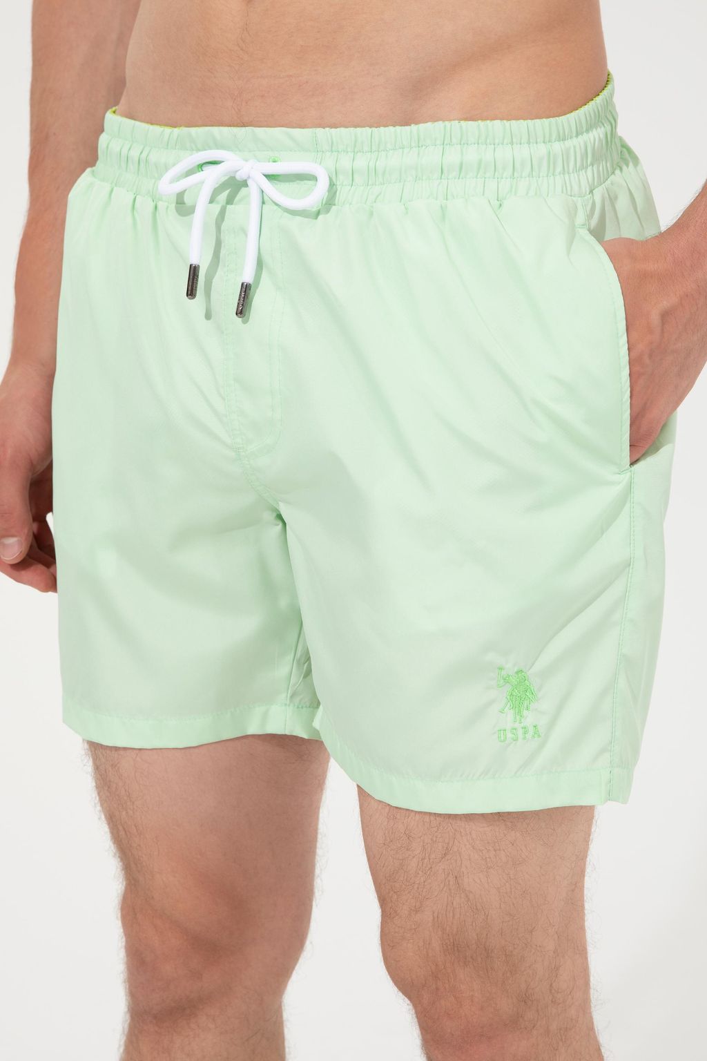 U. S. Polo Assn Мужские мятные шорты для плавания - U.s. polo assn фото 4