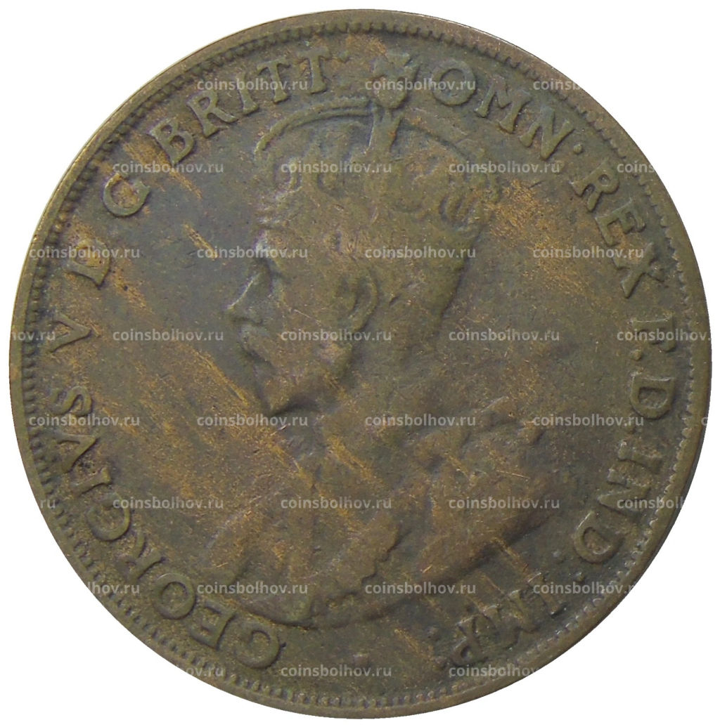 1 пенни 1924 года Австралия