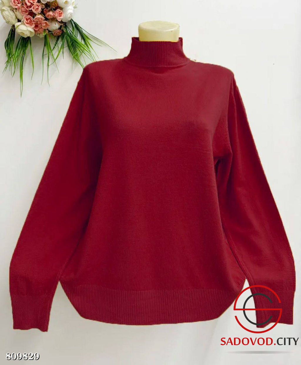 Теплая водолазка однотонная - Bruno фото 10